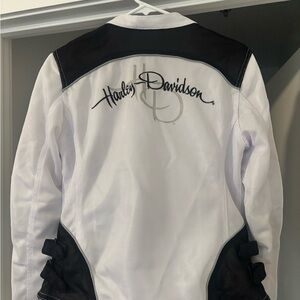 Harley-Davidson Women's Black and White Utility Jacket